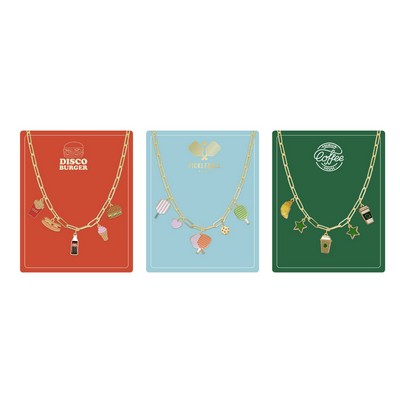 Charm Necklace on Custom Card