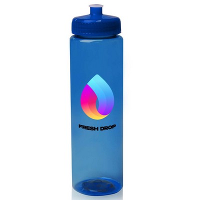 32 oz. Color Gloss Water Bottle (Full Color Imprint)