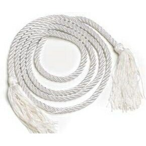 White 68" Graduation Honor Cord