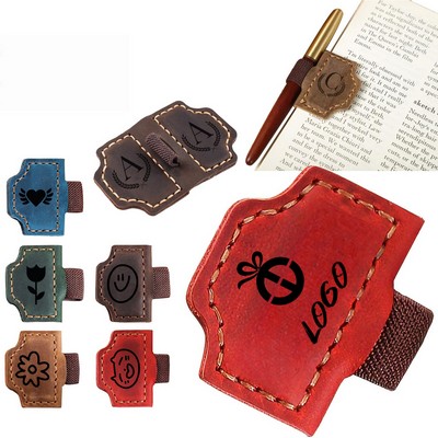 Custom Bygone Mark Bookmark with Pen Holder for Book Lovers